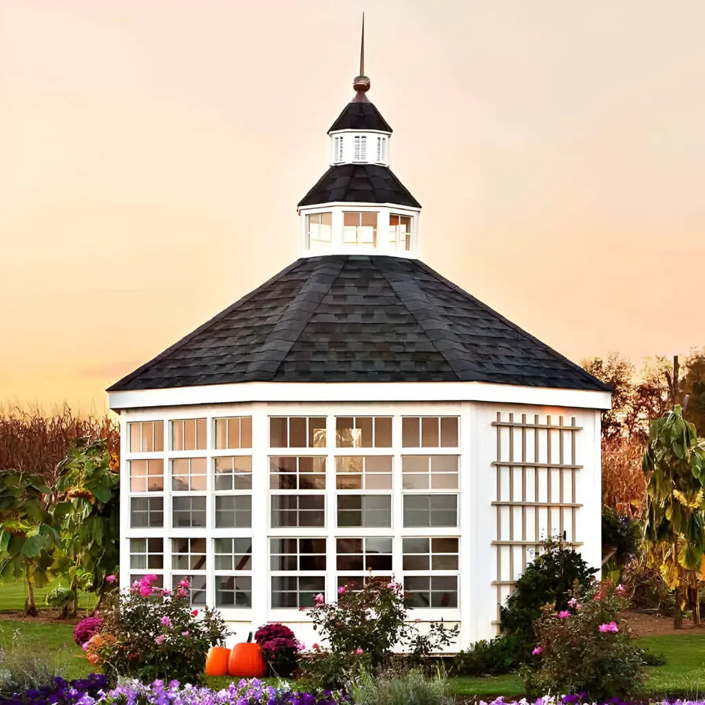 Little Cottage Co. 12x12 Octagon Garden Shed Greenhouse