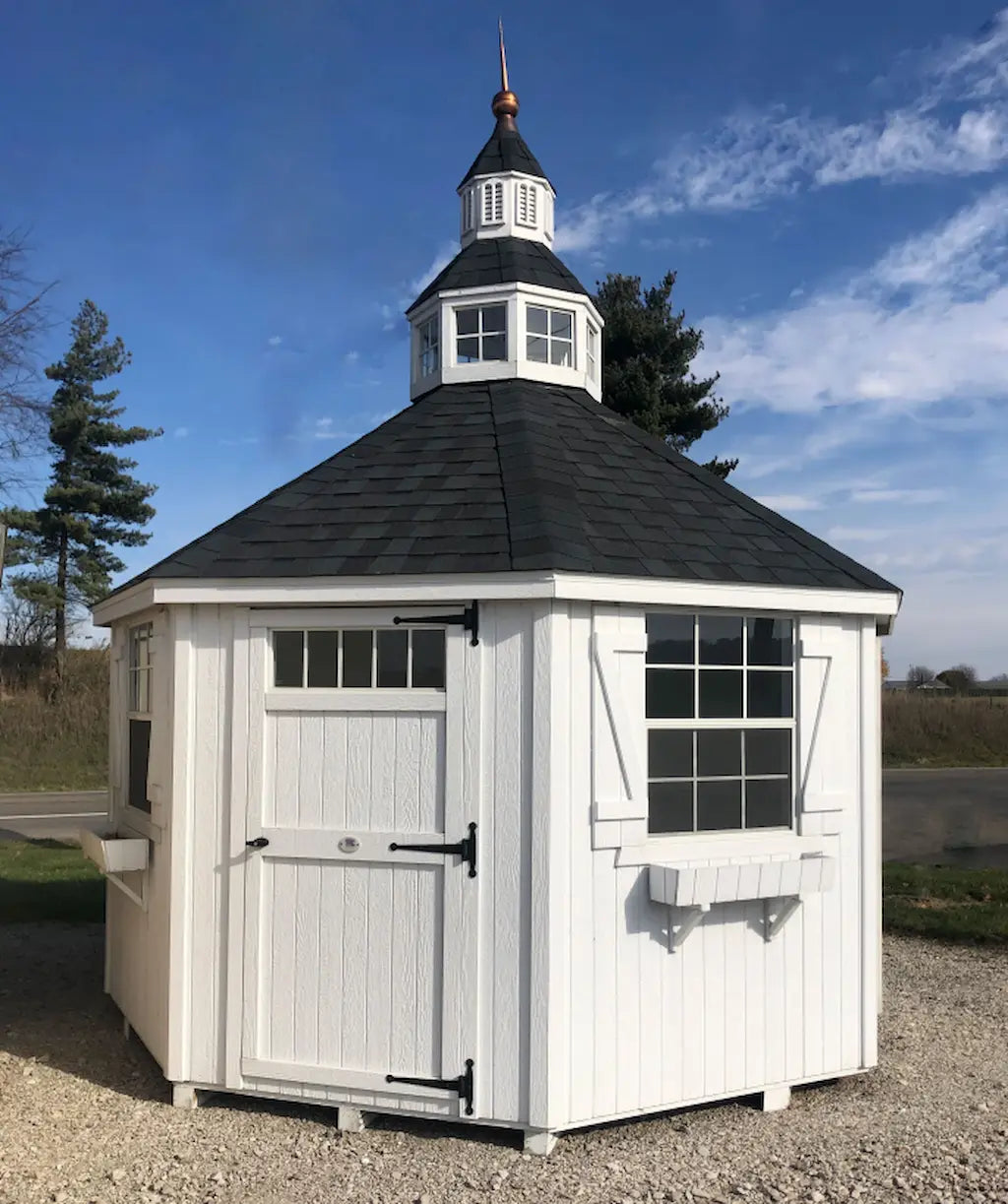 Little Cottage Co. 12x12 Octagon Garden Shed Greenhouse