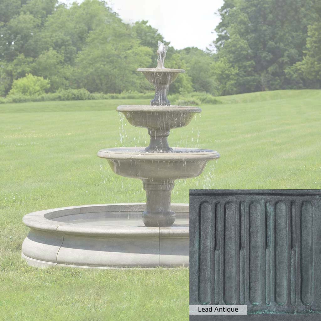 Campania International Newport Garden Fountain