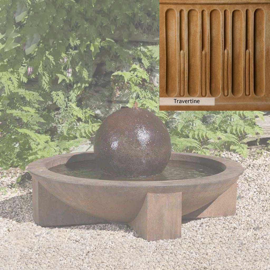 Campania International Low Zen Sphere Fountain