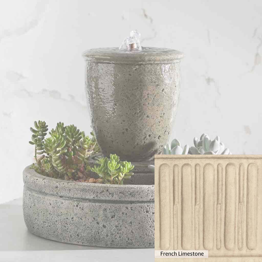 Campania International M-Series Rustic Spa Fountain with Planter