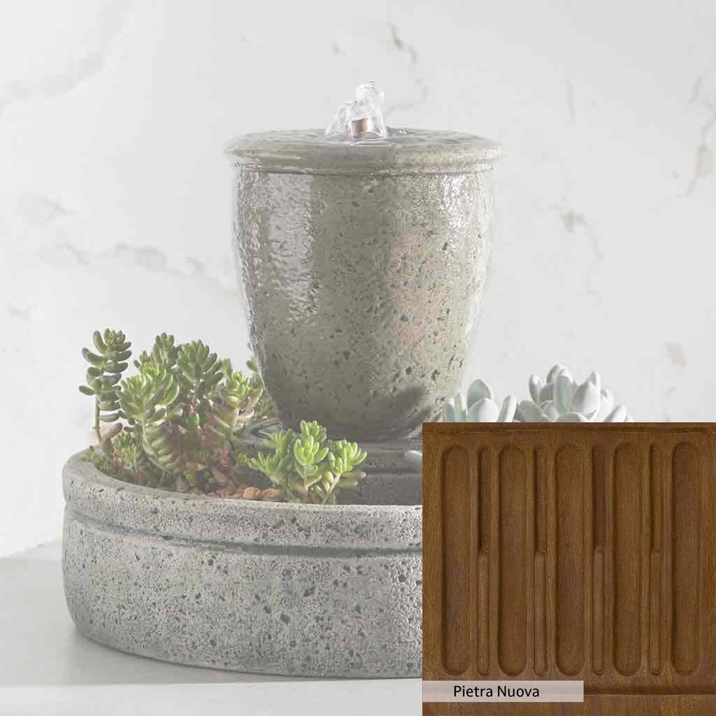 Campania International M-Series Rustic Spa Fountain with Planter