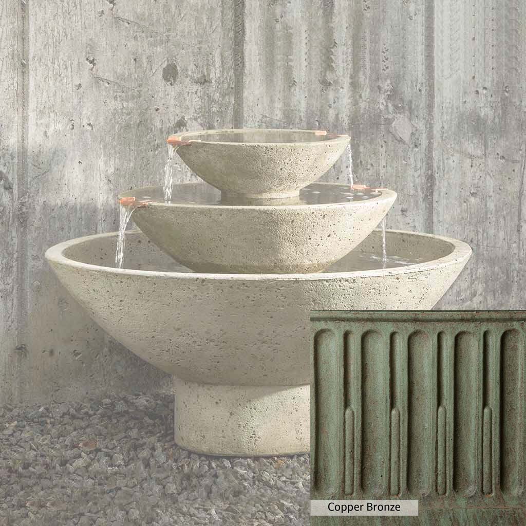 Campania International Carrera Oval Fountain