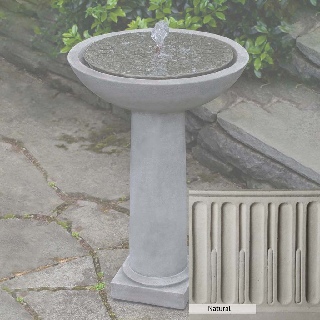 Campania International Cirrus Birdbath Fountain