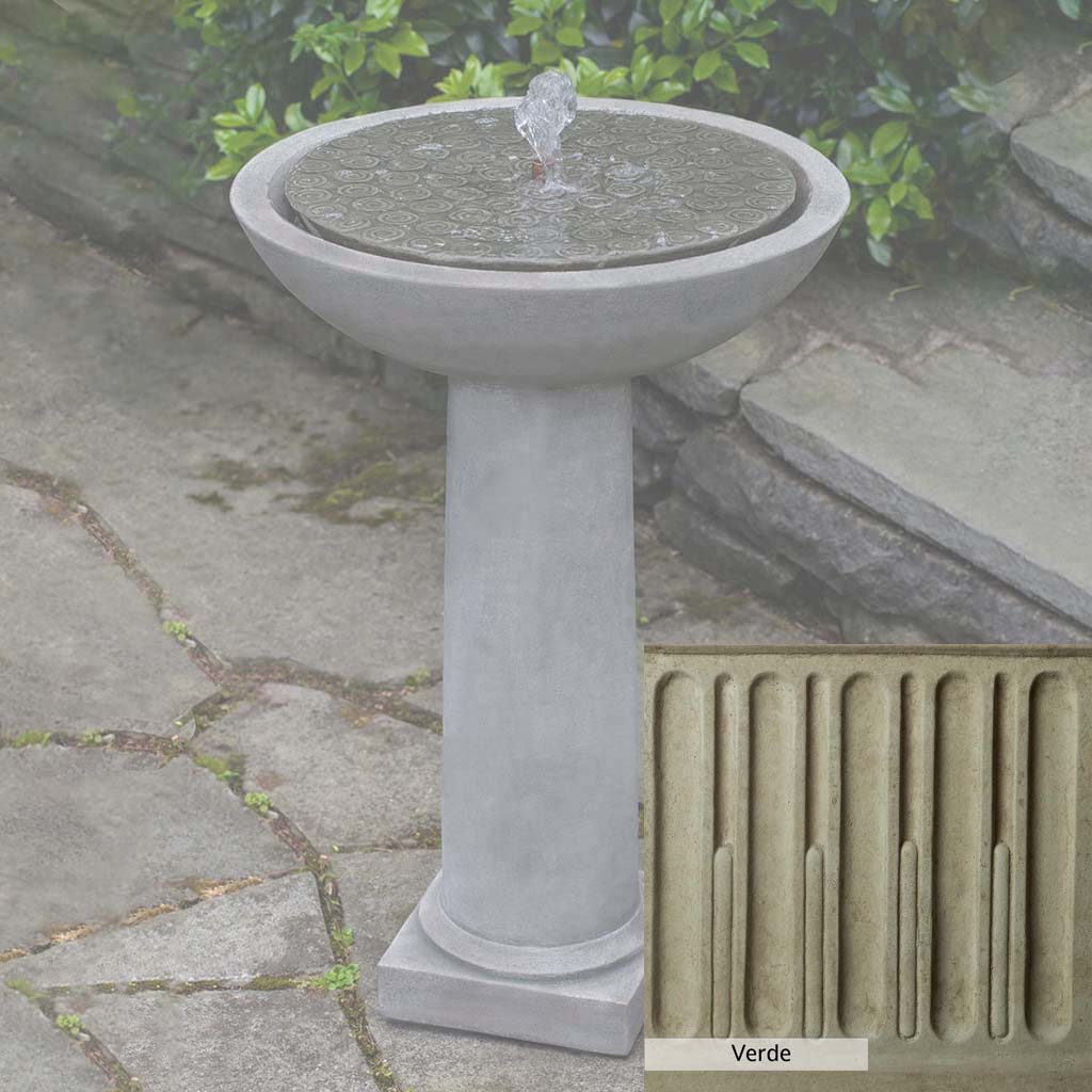 Campania International Cirrus Birdbath Fountain