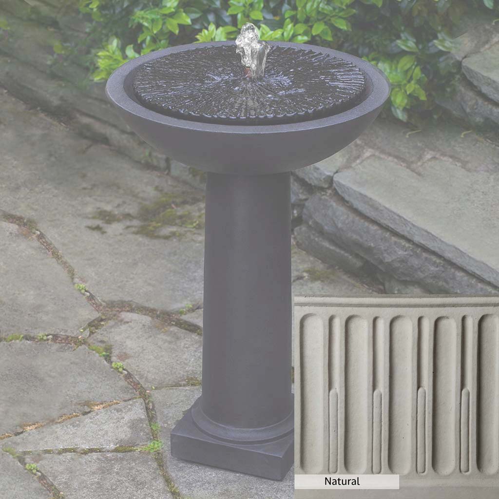 Campania International Equinox Birdbath Fountain