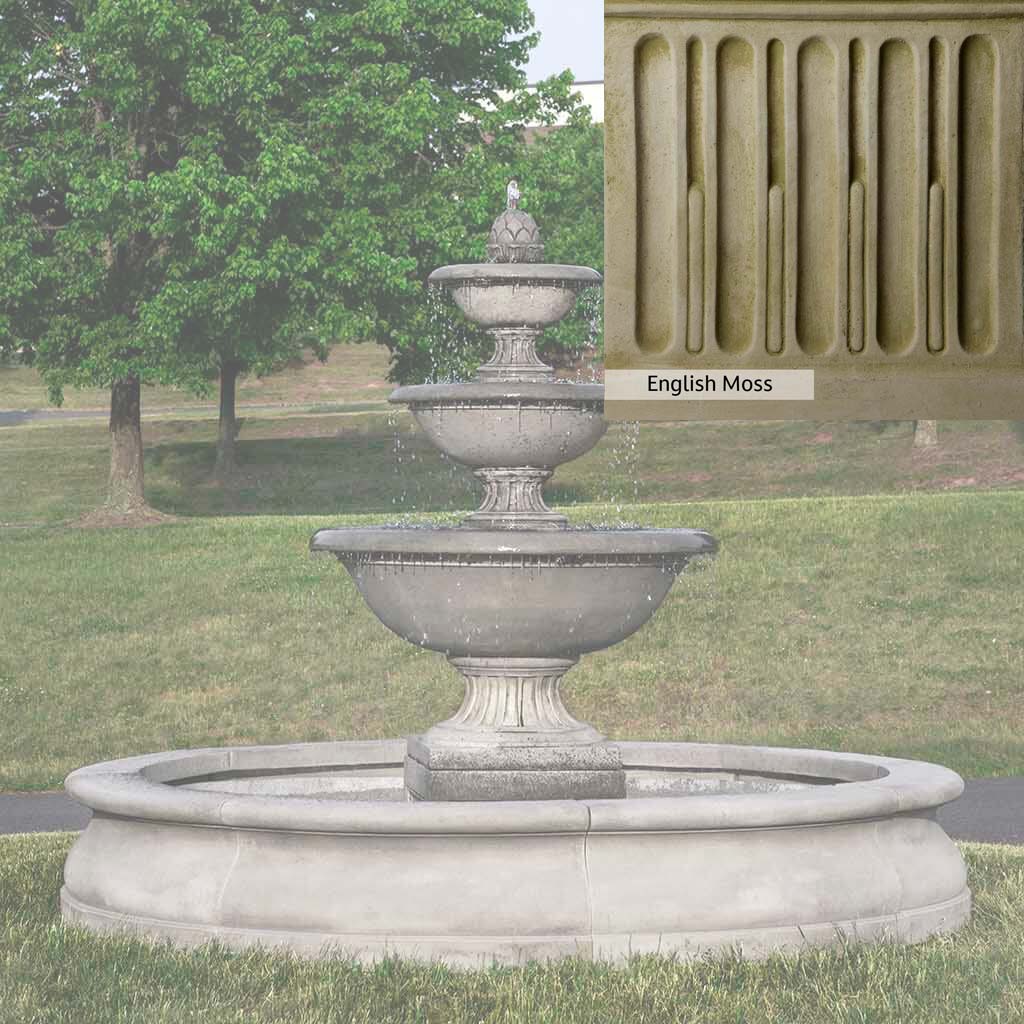 Campania International Fonthill Fountain in Basin