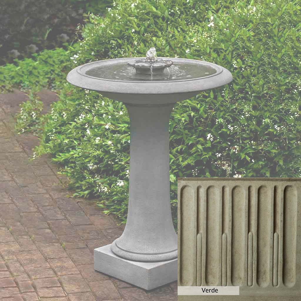 Campania International Camellia Birdbath Fountain