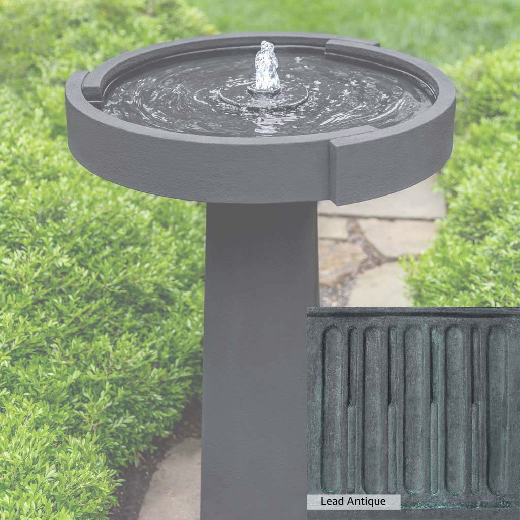 Campania International Concept Birdbath Fountain