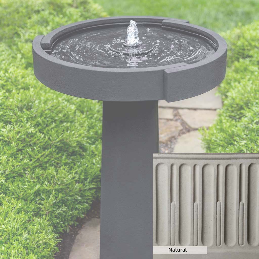 Campania International Concept Birdbath Fountain