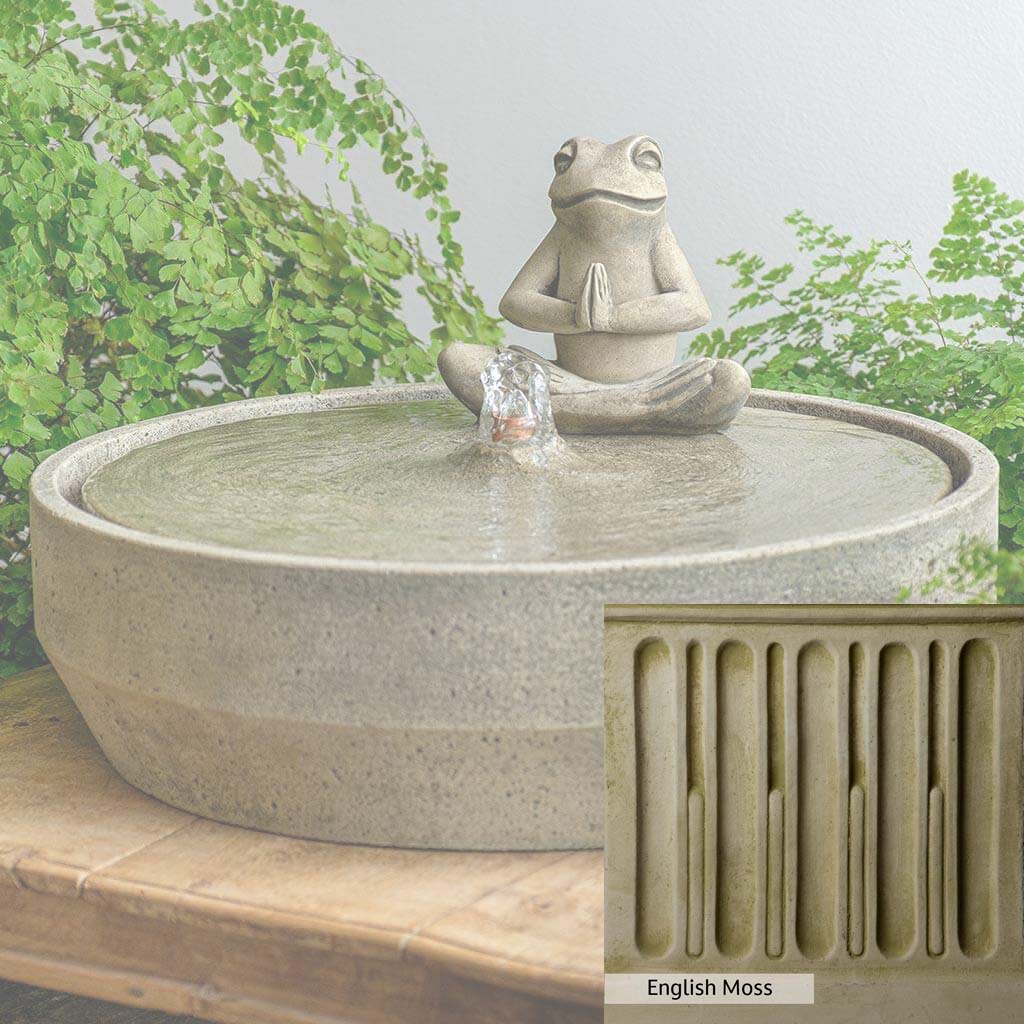 Campania International Yoga Frog Beveled Fountain