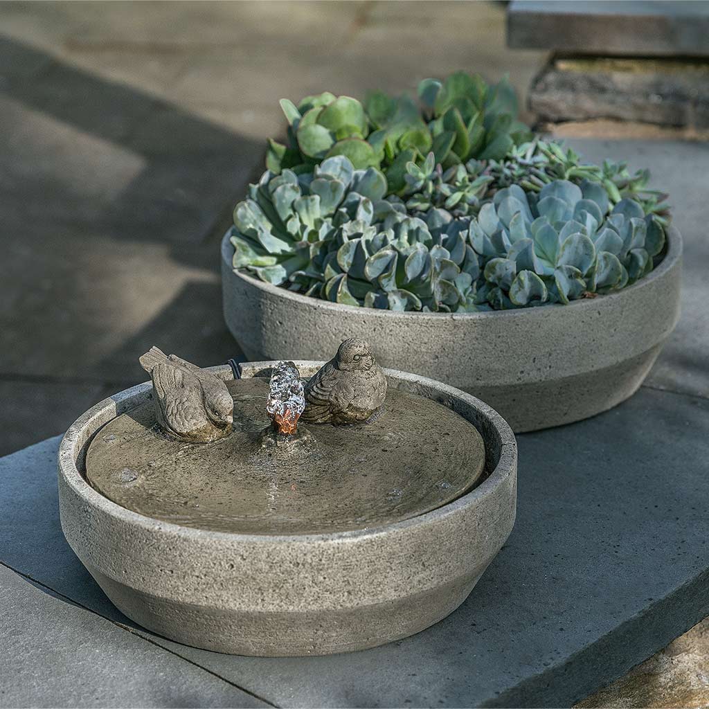 Campania International Beveled Songbird Fountain