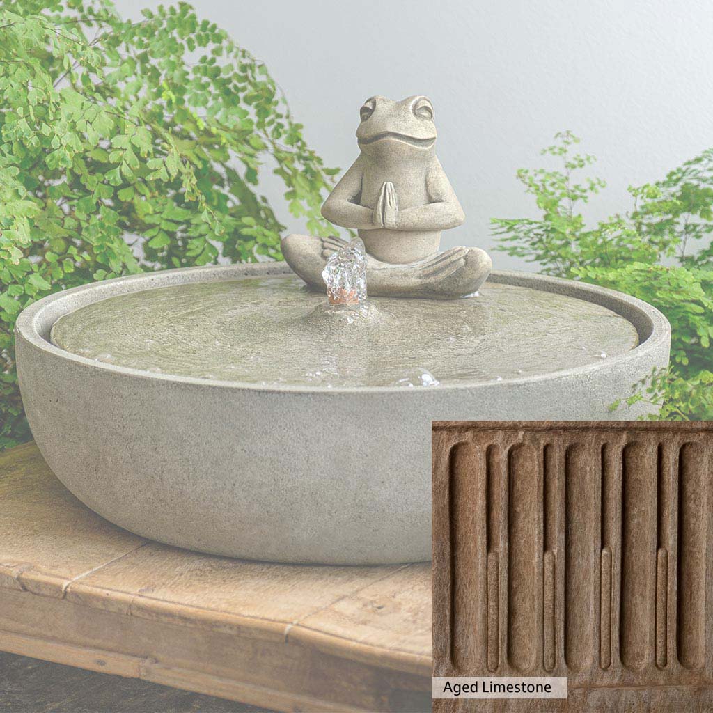 Campania International Yoga Frog Fountain