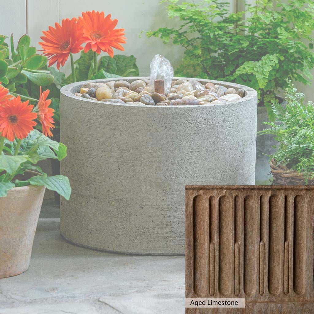 Campania International Salinas Low Pebble Fountain