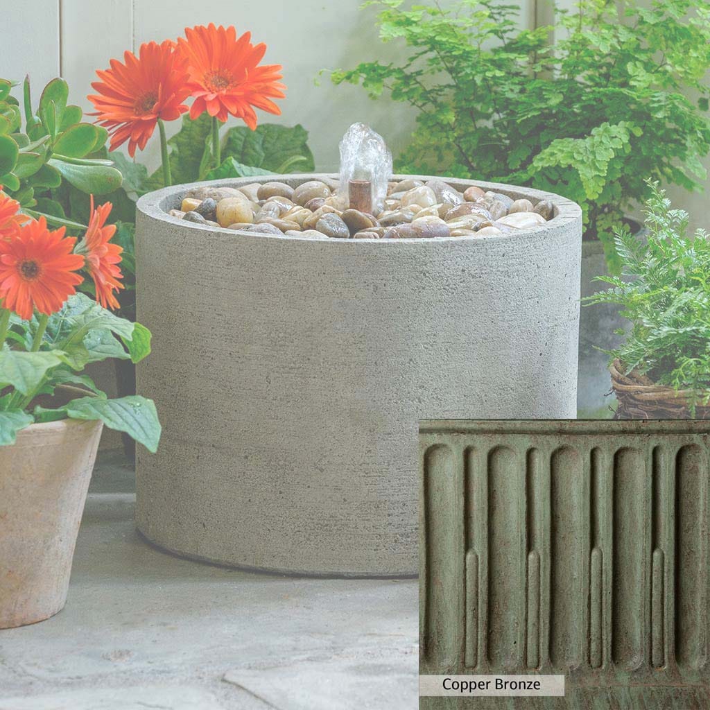 Campania International Salinas Low Pebble Fountain